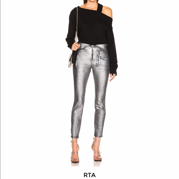 RtA Pants - NWT RTA madison Coated Jeans